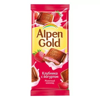 Şokolad Alpen Gold ýogurtly ýertudana, 80 gr