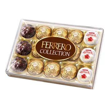 Süýji toplumy "Ferrero Collection" (Ferrero Rodnoir, Ferrero Rocher, Raffaello) 172.2 gr