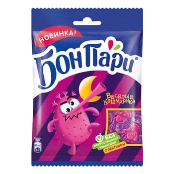 Жевательный Мармелад Бон Пари "Веселые Кошмарики" 75 гр