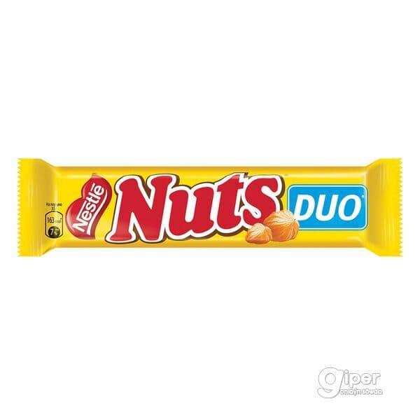 Batonçik Nuts "Duo" 66 gr