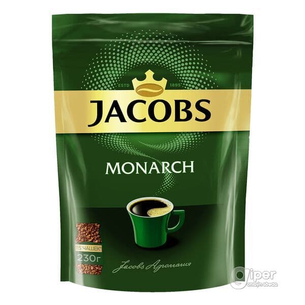 Kofe Jacobs Monarch, paket gapda, 230 gr