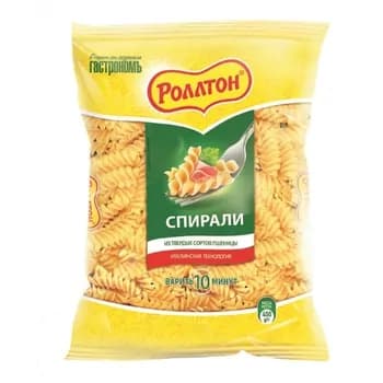 "Роллтон" makarony, Spiral №14, 400 gr