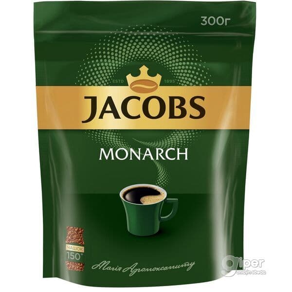 Kofe Jacobs Monarch, paket gapda 300 gr