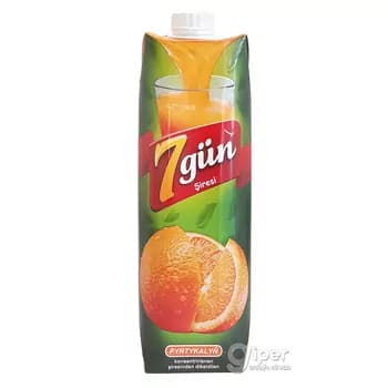 "7 gün" pyrtykal şiresi, 1 lt