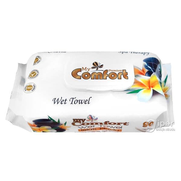 Çygly salfetkalar MyComfort "SPA THERAPY", 90 sany