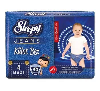Sleepy Jeans trusik görnüşli arlyk №4, 7 - 14 kg, 30 sany