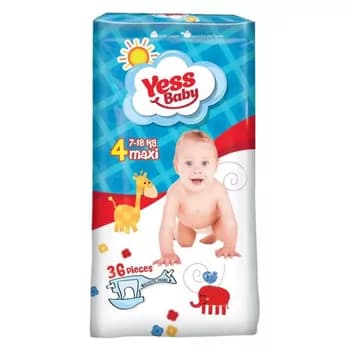 Yess baby arlygy №4 maxi, 7-18 kg, 36 sany