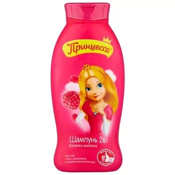 Çagalar üçin şampun "Принцесса" 2в1 Kalinka-Malinka, 400 ml