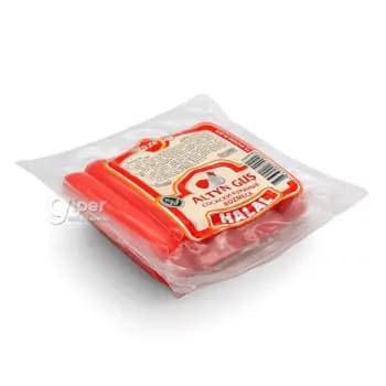 Gaýnadylan büzmeçler Täze aý "Altyn guş" Halal, 350 gr