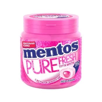 Жевательная резинка Mentos "Pure Fresh" Тутти-фрутти, 100 г