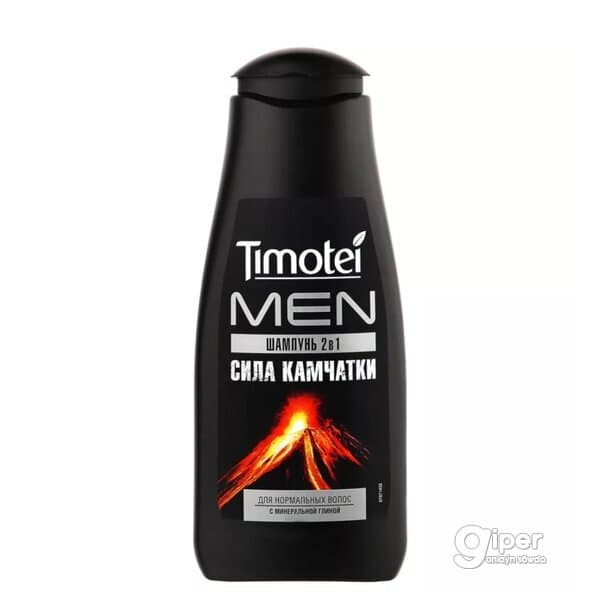 Шампунь 2 в 1 сила камчатки Timotei Men, 400 мл