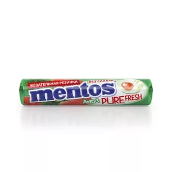 Жевательная резинка Mentos "Pure Fresh" со вкусом арбуза, 15.5 г
