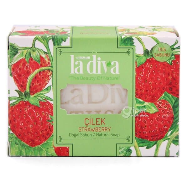 Tebigy nemlendiriji sabyn La diva Ýertudana, 120 gr ±5 gr