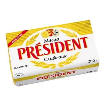 Gaýmakly mesge President duzsyz, 200 gr