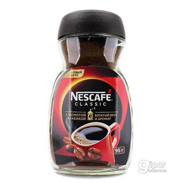 Kofe Nescafe classic owradylan arabikaly, 95 gr