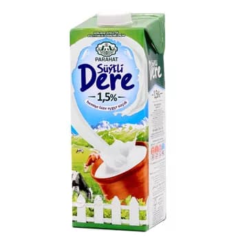 Молоко питьевое стерилизованное "Süýtli Dere" Обезжиренный, 1.5 %, 1 л
