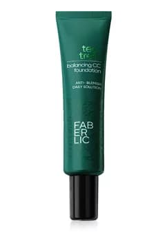 Ýüz reňkini sazlaýjy krem Faberlic Tea Tree Balancing CC, öwüşgini tebigy gülgüne, 6661, 30 ml