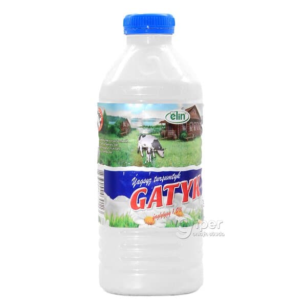 "Elin" ýagsyz turşumtyk gatyk, 1%, 900 ml