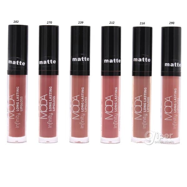 Uzak dowamly suwuk pomada Moda Infinity mat effektli No.244, 4 ml