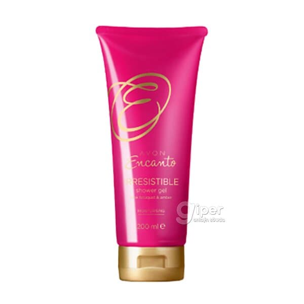 Duş üçin gel AVON  Encanto Irresistible "Розовый букет и кашемир", 200 ml