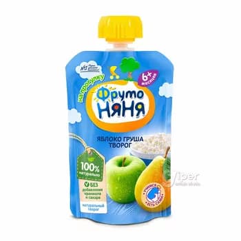 Çaga pýuresi "ФрутоНяня" аlma, armyt we dorag, 90 gr