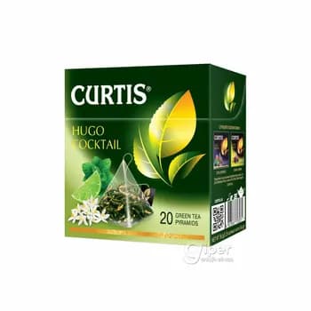 Gök çaý Curtis Hugo Cocktail piramida haltajykly, 20 sany, 36 gr