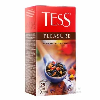 Чай черный Tess Pleasure в пакетиках, 25 шт, 37.5 г