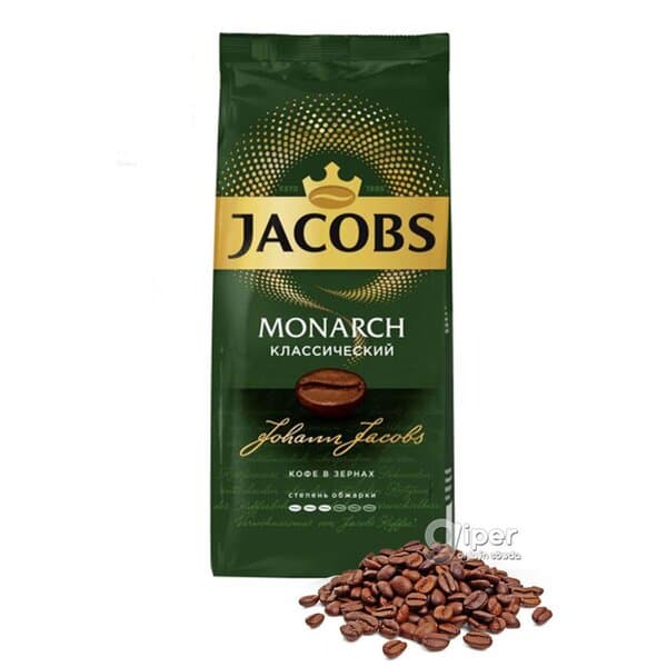 Däneli kofe Jacobs Monarch Klassiki, paket gapda 230 gr