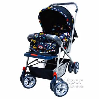 Çagalar üçin gezelenç kolýaskasy, gök reňkli (008)