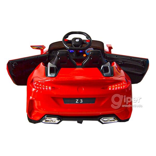 Çagalar üçin awtoulag, gyzyl reňkli (Z3)