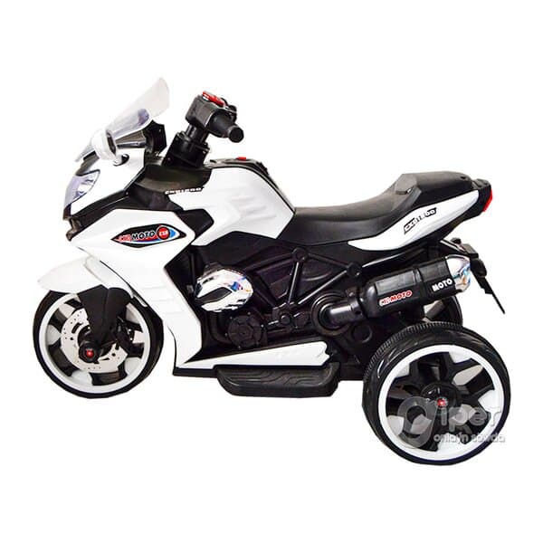 Çagalar üçin elektromotosikl, ak-gara (1200)