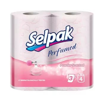 Hajathana kagyzy Selpak "Parfýumirlenen", 3 gatly, 4 rulon