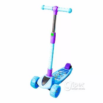 Çagalar üçin samokat, asman gök reňkli (104)