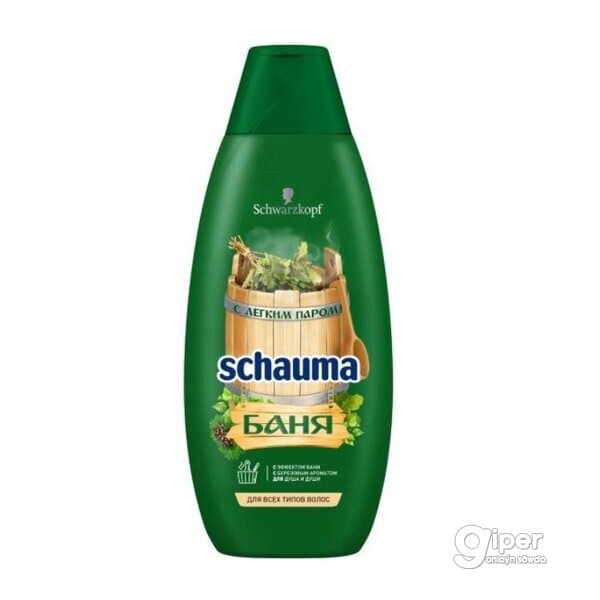 Şampun we duş geli Schauma "Hamam" fito-güýçlendiriji, 380 ml