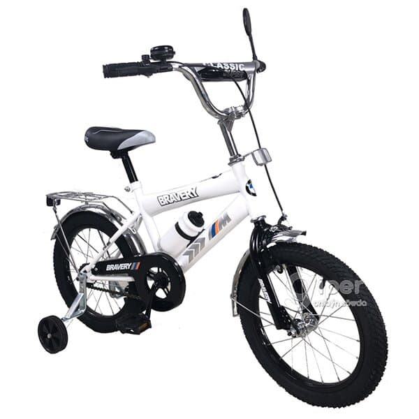 Прогулочный детский велосипед, белый (KL027)