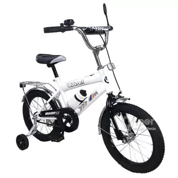 Gezelenç üçin welosiped, ak reňkli (KL027)
