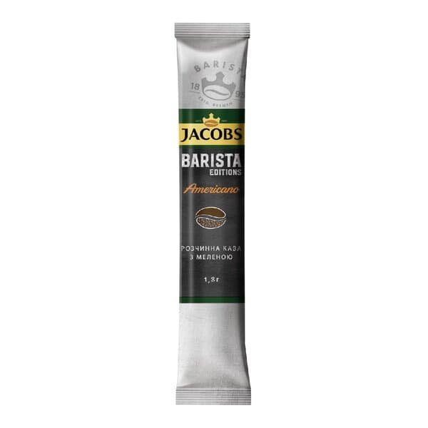 Ereýän kofe Jacobs Barista Editions Americano, kiçi paket 1.8 gr