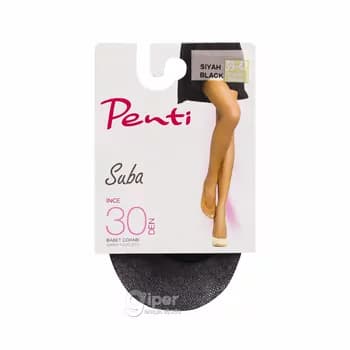 Короткие носки "Penti" Suba, 30 den, black, размер M/L (shoes) 39-42, 1670