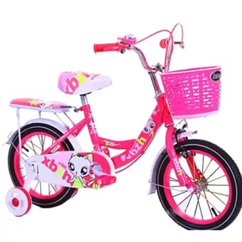 Gezelenç üçin welosiped, gülgüne reňkli