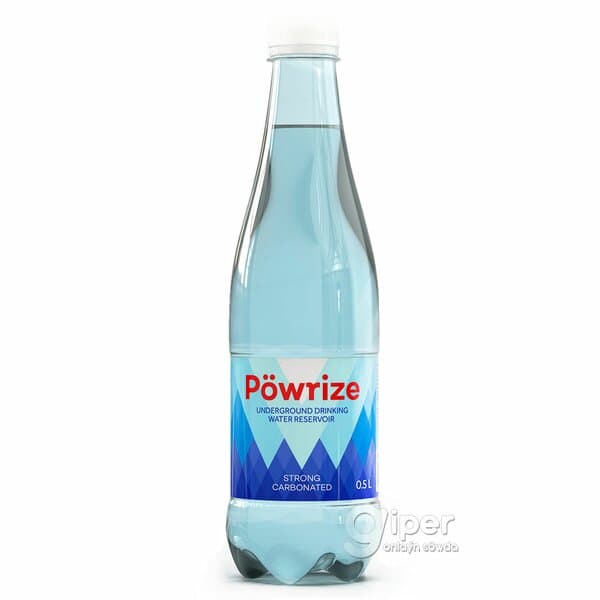 Tebigy minerallaşdyrylan suw Arçalyk "Pöwrize", 0.5 lt
