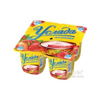 Ýogurt önümi "Услада молочная" 1,2% klubnika şireli, 95 gr