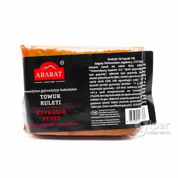 Gaýnadylyp kakadylan towuk ruleti "Ararat" 345 gr