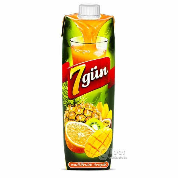 "7 gün" multifrukt-tropik şiresi, 1 lt