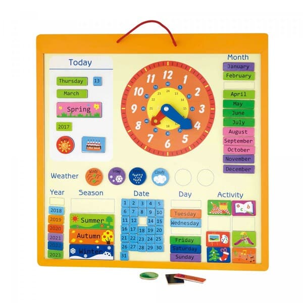 Oýnawaç Viga Toys "Magnitli senenama" 3+ ýaş, 45x45 sm, 75 bölek (1000221)