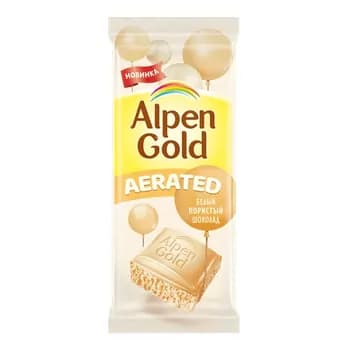 Аk şokolad Alpen Gold "Aerated", 80 gr