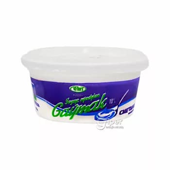 Ýagsyz uýadylan gaýmak "Elin", ýaglylygy 10%, 250 ml