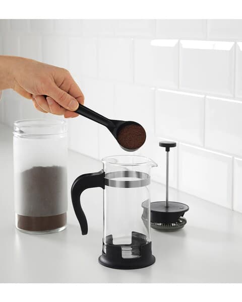 Kofe Çaý üçin çäýnek IKEA UPPHETTA Çüýşe Poslamaýan demir 1 l