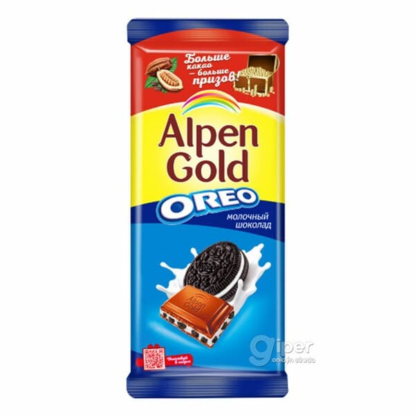 Şokolad Alpen Gold Oreo, 90 gr