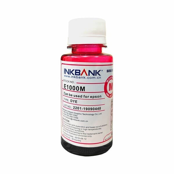 Syýa INKBANK inkjet printerleri üçin (Magenta / Uniwersal) 100 ml