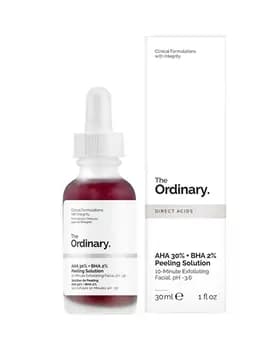 Ýüz üçin kislotaly piling The Ordinary - AHA 30% + BHA 2% Peeling Solution, 30 ml